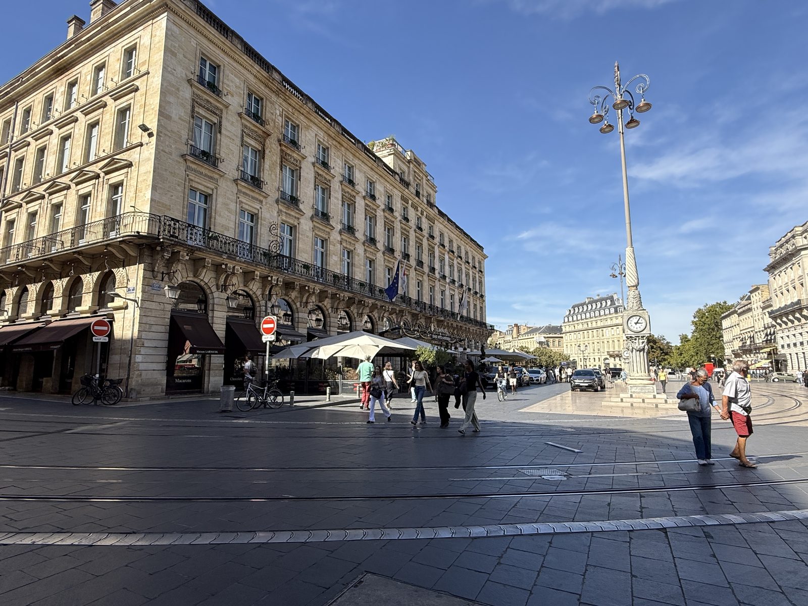 The Grand Hôtel de Bordeaux on Place de la Comédie.